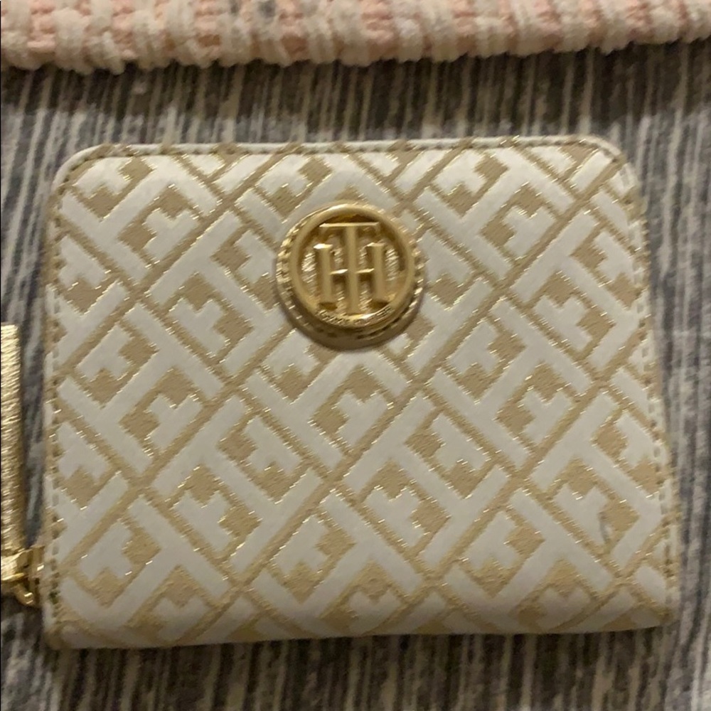Gold zip around Tommy Hilfiger wallet  brand new